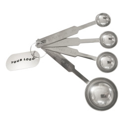 4-Piece Stainless Steel Measuring Spoons