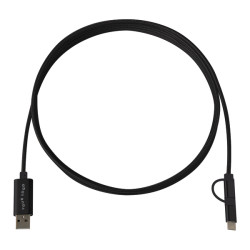 3-in-1 10 Ft. Braided Charging Cable - 24-Hour Production