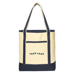 Port Authority® Large Cotton Canvas Tote Bag
