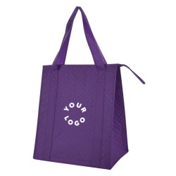 Dimples Nonwoven Cooler Tote Bag - 24-Hour Production