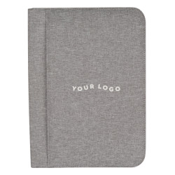 Sterling RPET Zippered Letter-Size Padfolio