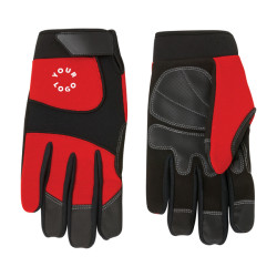 Synthetic Leather Palm Mechanic Style Gloves