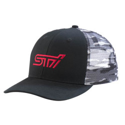 STI Black/Camo Trucker Mesh Back Cap