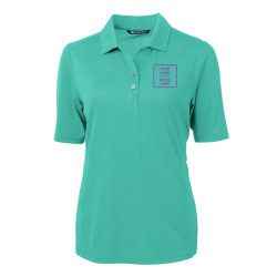 Cutter & Buck Virtue Women's Eco Pique Recycled Polo