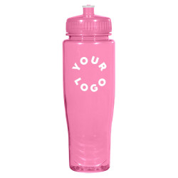 28 oz. Poly-Clean™ Plastic Water Bottle