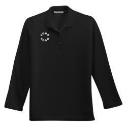 Port Authority® Women's Silk Touch™ Long Sleeve Polo