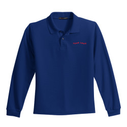 Youth Port Authority® Long Sleeve Silk Touch Polo