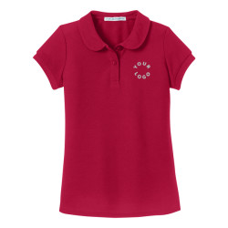 Youth Port Authority® Girls Silk Peter Pan Collar Polo