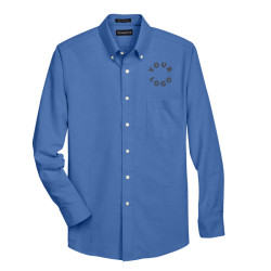 UltraClub® Classic Wrinkle-Resistant Long Sleeve Oxford