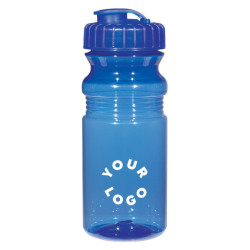 20 oz Clear Water Bottle with Sipper