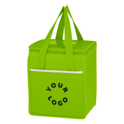 Wave Design Nonwoven Cooler Lunch Bag