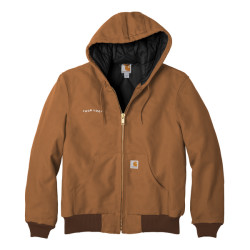 Carhartt® Men's Quilted Flannel-Lined Duck Active Jacket