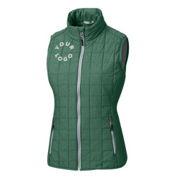 Cutter & Buck® Women’s Rainier PrimaLoft® Eco Insulated Full-Zip Puffer Vest
