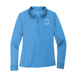Port Authority® Women's Silk Touch™ Performance Long Sleeve Polo