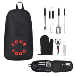 7-Piece BBQ Set in Carrying Case