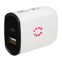 UL-Listed 2-in-1 USB Type-C Wall Adapter