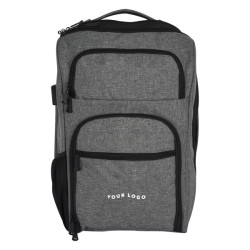 Heathered RFID Laptop Backpack/Briefcase