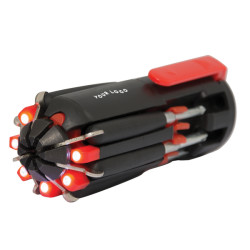 Turner Might 8-in-1 Screwdriver Set with LED Light
