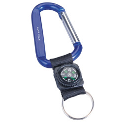 Carabiner with Decorative Compass