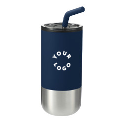 16 oz Lagom Tumbler with Stainless Steel Straw