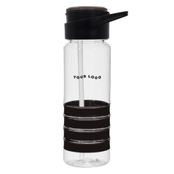 24 oz. Tritan™ Banded Gripper Water Bottle with Wireless Earbuds