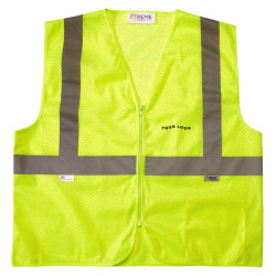 Xtreme Visibility® Men’s Value Class 2 Zip Mesh Vest
