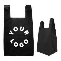 Reusable T-Shirt Style Nonwoven Tote Bag