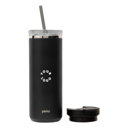 18 oz. Perka® Trent Double-Wall Stainless Steel Hot/Cold Tumbler