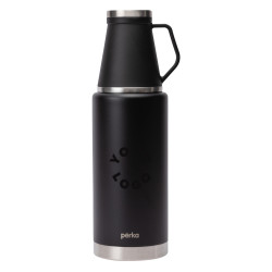 51 oz. Perka® Rover Double-Wall Stainless Steel Growler with Cup