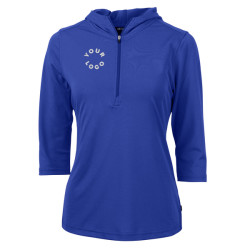 Cutter & Buck® Women’s Virtue Eco Pique Recycled 1/2-Zip Pullover Hoodie
