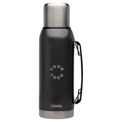 34 oz. iCOOL® Silverton Double-Wall Stainless Steel Water Bottle