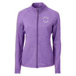 Cutter & Buck® Women’s Adapt Eco Knit Heather Recycled Full-Zip Jacket