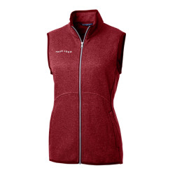 Cutter & Buck® Women’s Mainsail Sweater Knit Full-Zip Vest