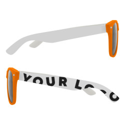 Full-Color Colorblock Malibu Sunglasses
