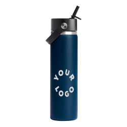 Hydro Flask® Wide Mouth 24oz Bottle with Flex Straw Cap