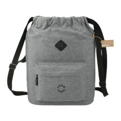 Essentials Recycled Insulated Drawstring Backpack