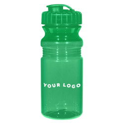20 Oz. Poly-Clear™ Water Bottle With Sipper - 24 Hour Production