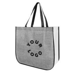 Hadley Heathered Nonwoven Tote Bag – 24 Hour Production